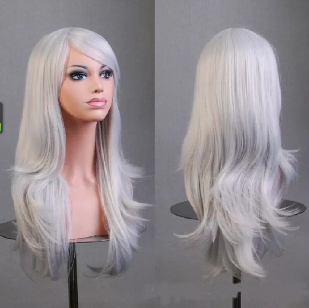 Brand new silver grey wig no tag